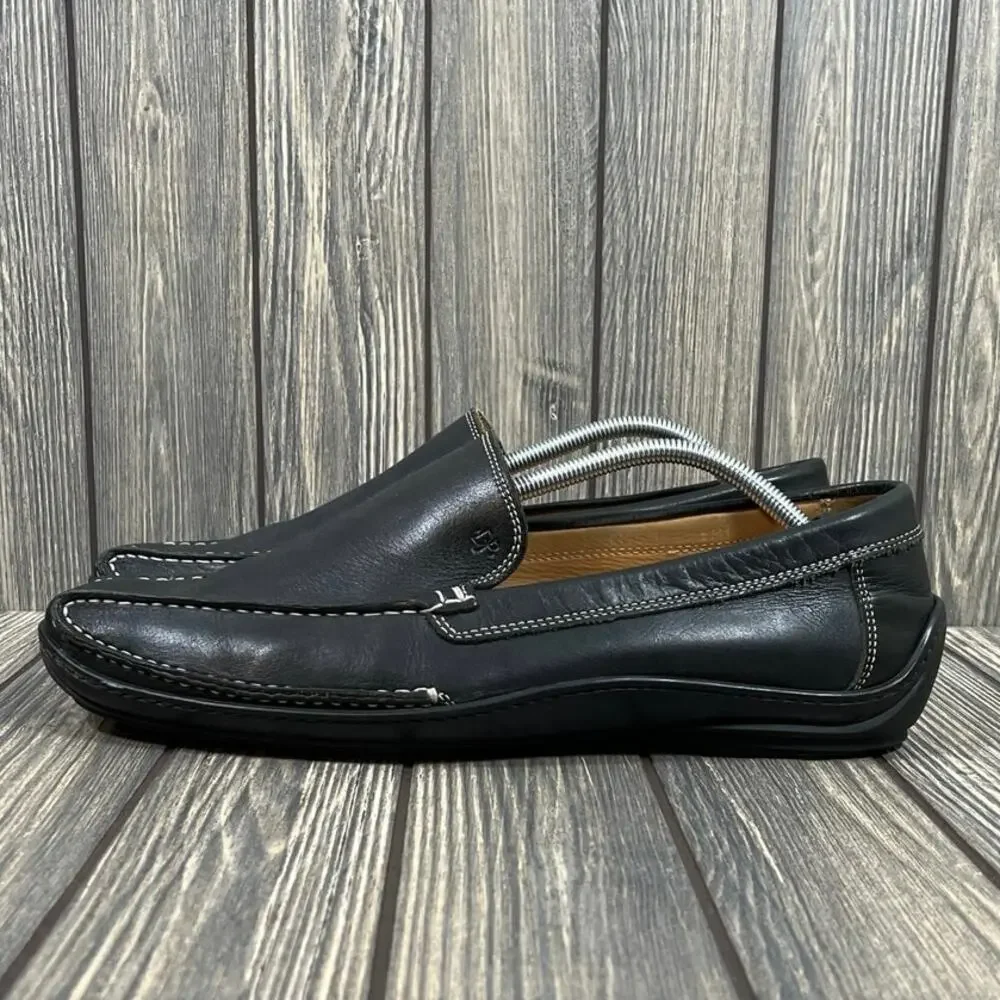 Donald‎ Pliner EIVE Leather Driving Shoes Loafers Moccasins Men Sz 12 Italian